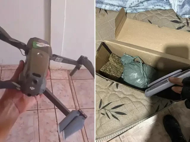 Drone avaliado em 3 mil reais foi apreendido no bairro Parque Alvorada